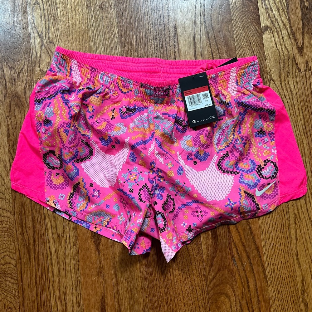 Nike Women's Vibrant Pink Athletic Shorts Dry Fit